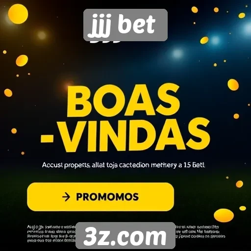 jjj bet oferece promoção de boas-vindas para novos usuários